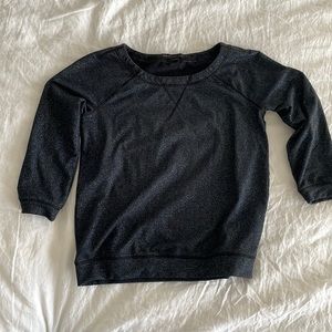 Marc by Marc Jacobs shimmery navy sweatshirt